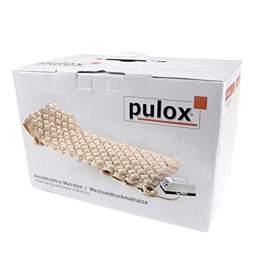 Pulox Antidekubitus Matratze / Wechseldruckmatratze Auflagesystem mit Pumpe Anti Dekubitus - 