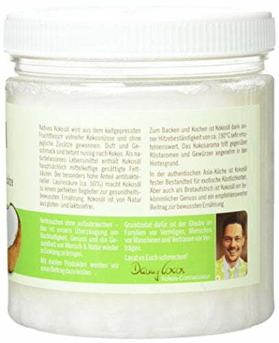 Danlee Kokosnussöl, kaltgepresst - nativ, 1er Pack (1 x 500 ml) - 