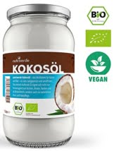 Nutriverde BIO Kokosöl - KOCHEN, BRATEN, BACKEN + HAAR- & HAUTPFLEGE bio, nativ, kaltgepresst - Im Schraubglas -