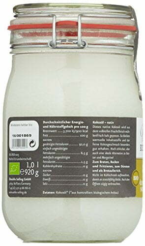 Ölmühle Solling Bio Kokosöl im Bügel-Glas 1000ml - 