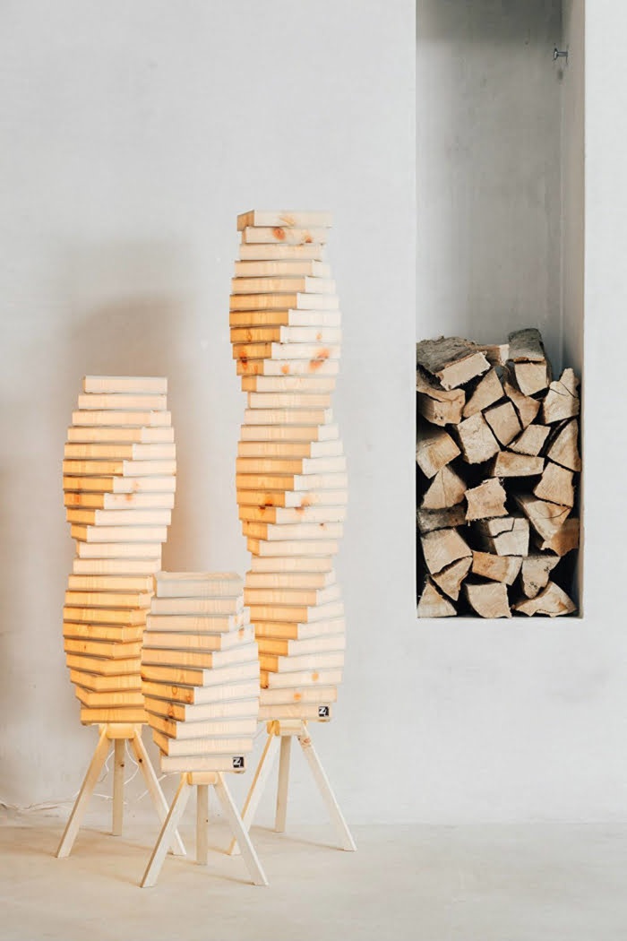 ᐅ ZirbenLüfter LED Stehlampe aus Zirbenholz - HIER KLICKEN