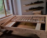 Holzbett Modell Living Zirbe Basis Aus Zirbenholz - 1