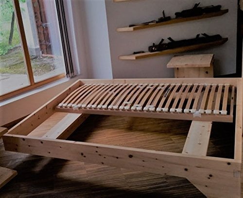 Holzbett Modell Living Zirbe Basis Aus Zirbenholz - 1