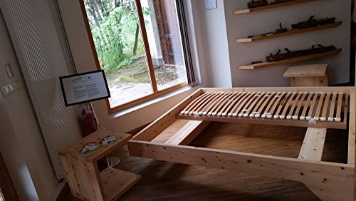 Holzbett Modell Living Zirbe Basis Aus Zirbenholz - 2