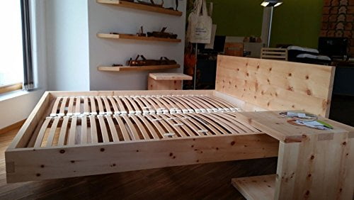Holzbett Modell Living Zirbe Basis Aus Zirbenholz - 3