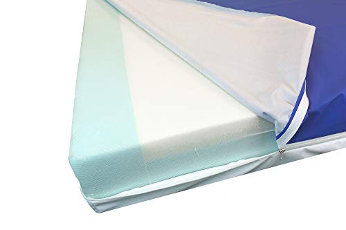 Premium Pflegematratze 90x200cm - Standard für die Heimpflege - 14cm Höhe - Dekubitus Prophylaxe - Made in Germany - 90 x 200cm - 2