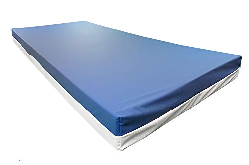 Premium Pflegematratze 90x200cm - Standard für die Heimpflege - 14cm Höhe - Dekubitus Prophylaxe - Made in Germany - 90 x 200cm - 1