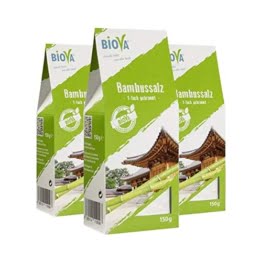 Biova Bambussalz, 150g, 3er Pack - 1