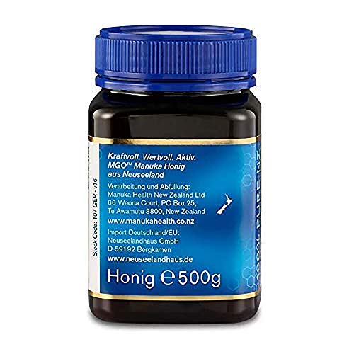 Manuka Health - Manuka Honig MGO 400+ 500g - 100% Pur aus Neuseeland mit zertifiziertem Methylglyoxal Gehalt - 3